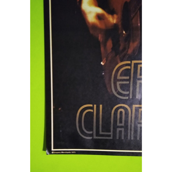 ERIC CLAPTON Vintage Rock Music Legend Poster 50 Years Old The Rocking 1970's - Picture 3 of 5